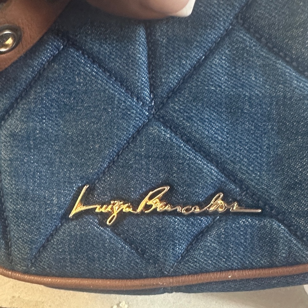 Bag in Blue and Tan - Picture 2 of 6